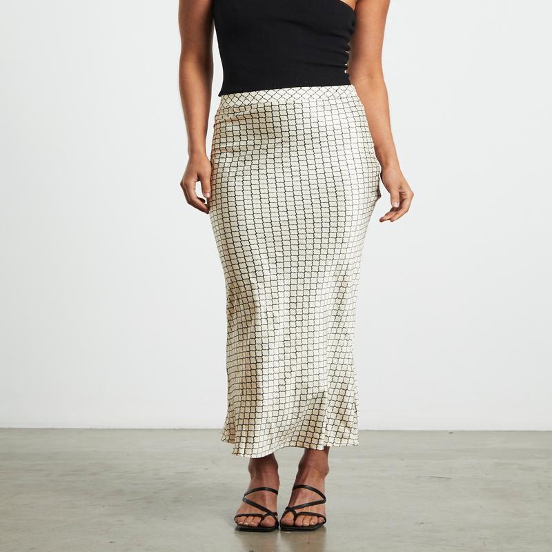 Phoenix Skirt Geo Print