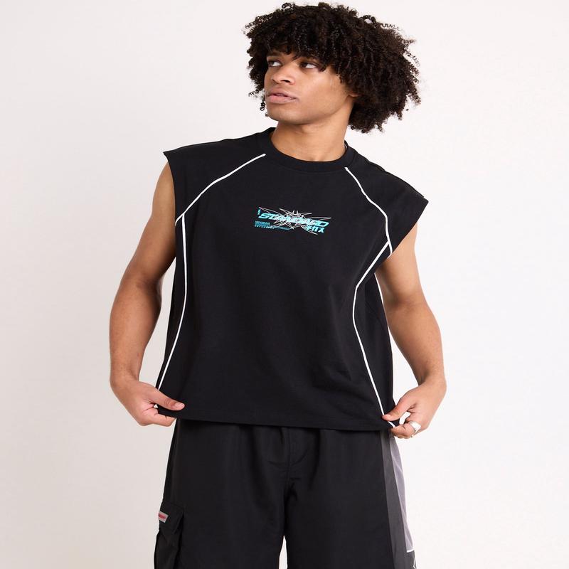 Whipped Sleeveless Tank