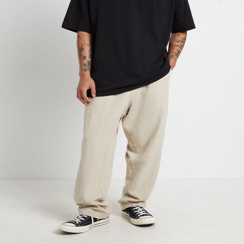 Harrow Pleat Linen Pants