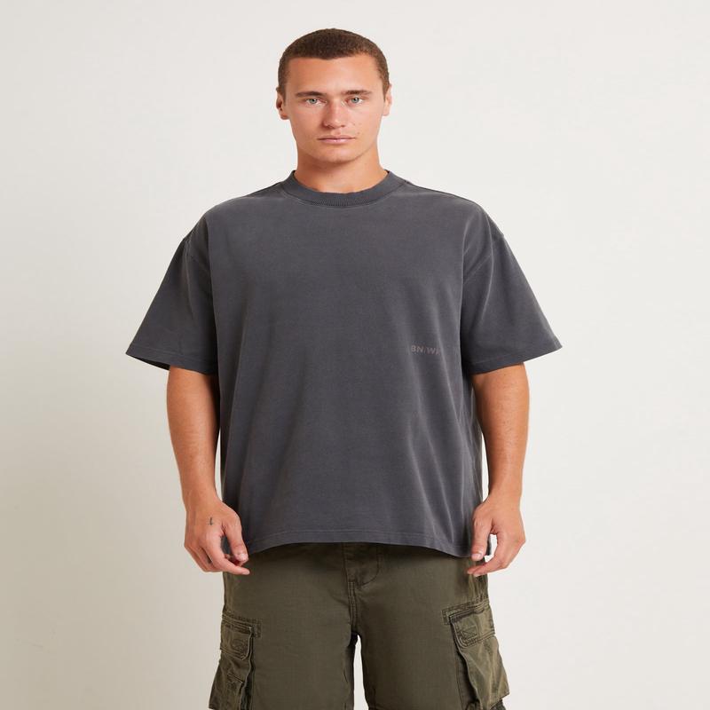 Relative Regulations Short Sleeve T-Shirt in Pewter Grey