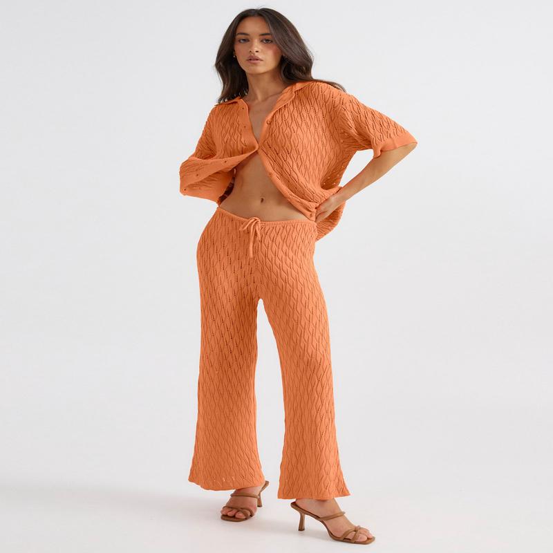 Claire Pants in Orange