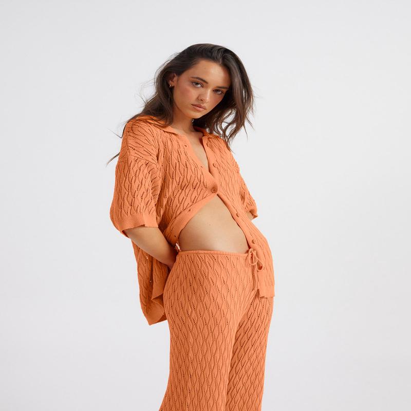 Claire Top in Orange