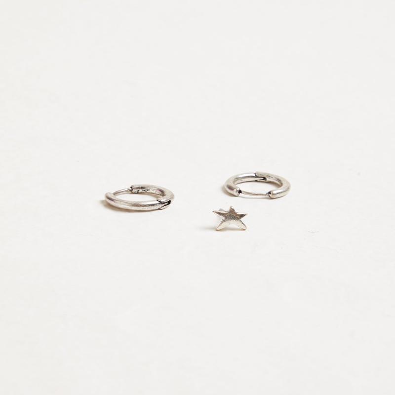 Earring 3 Pack in Silver