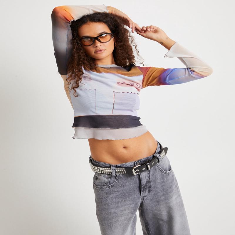 Film Print Long Sleeve Tee