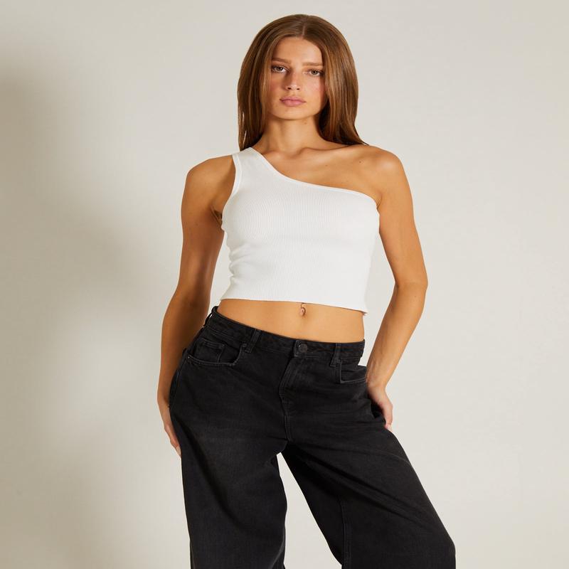 Luxe Knitted One Shoulder Top