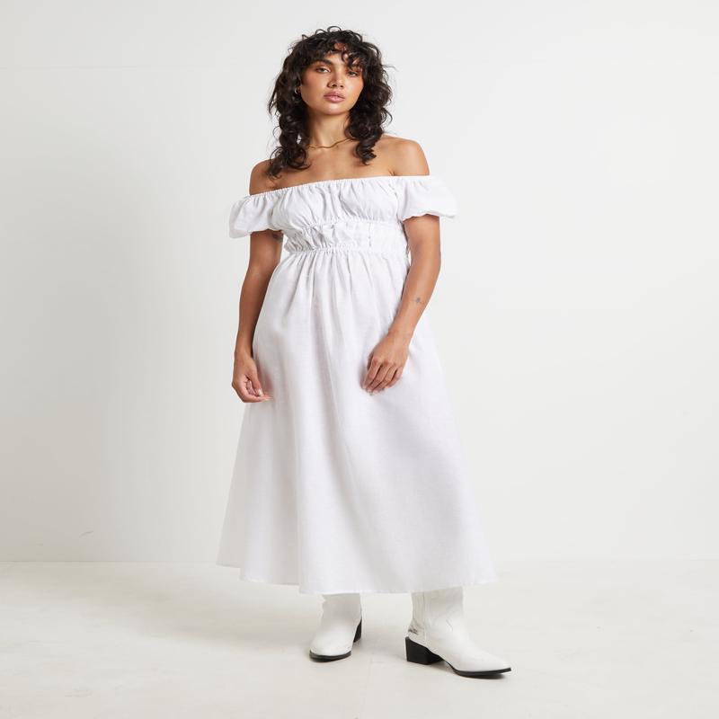 Sofia Maxi Dress in White
