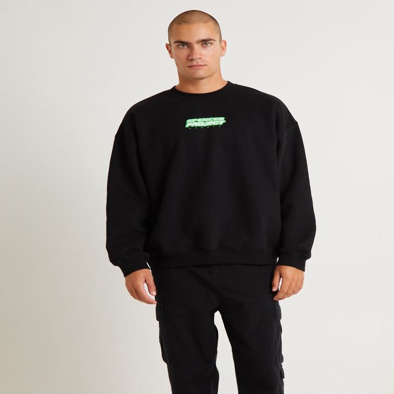 Tech Crew Jumper Black