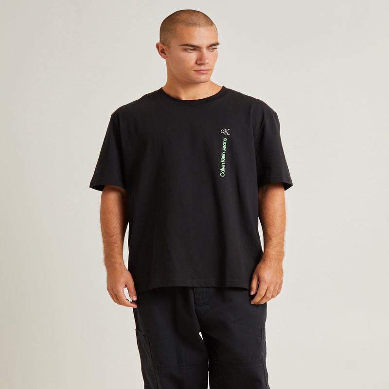 Vertical Institutional Short Sleeve T-Shirt