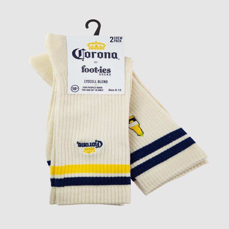 Corona Retro Sneaker Socks 2 Pack