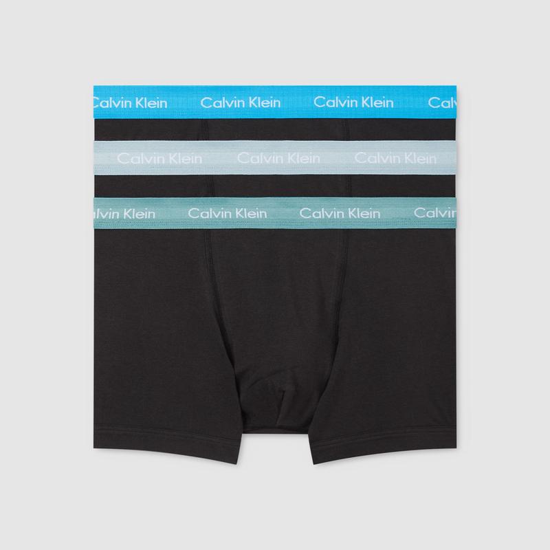 Cotton Stretch Trunks 3 Pack in Mutli