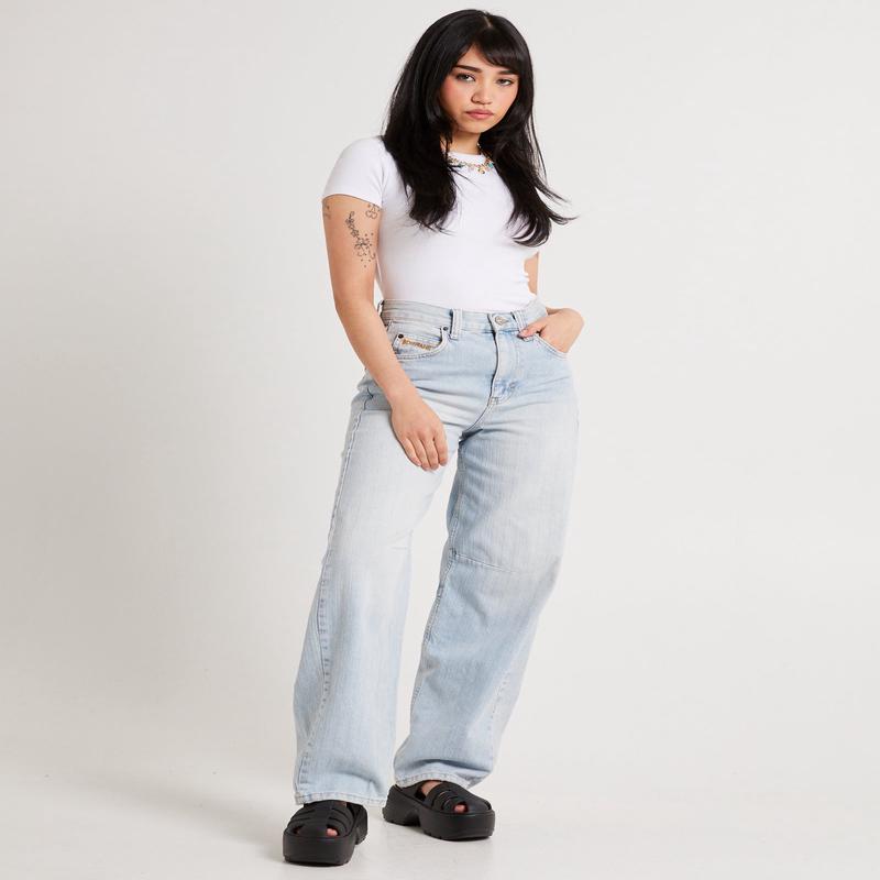 Jaquard Stripe Logan Jeans