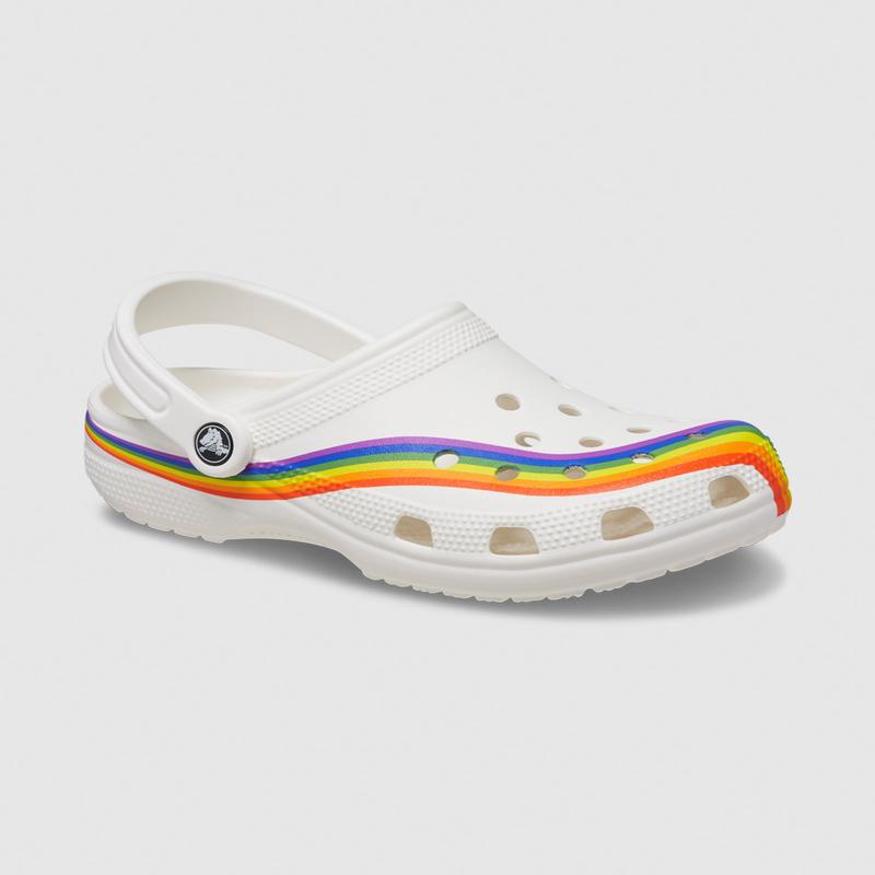 Classic Rainbow Dye Clogs