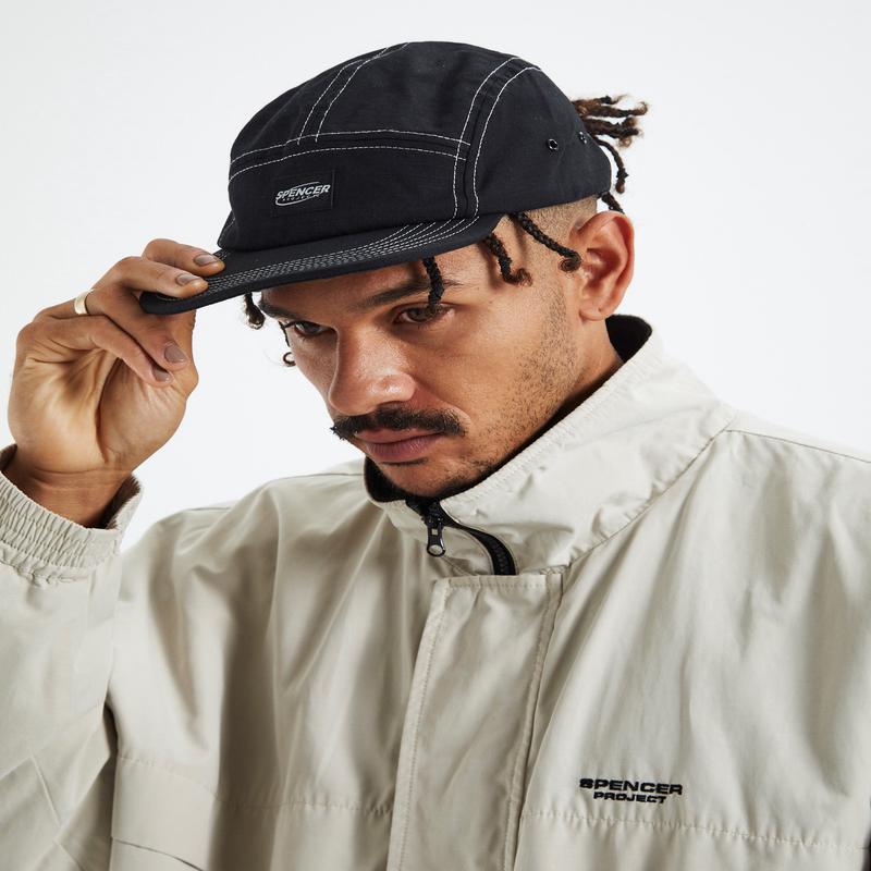 Contrast Stitch 5 Panel Cap