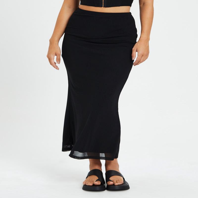 Marley Midi Skirt Black