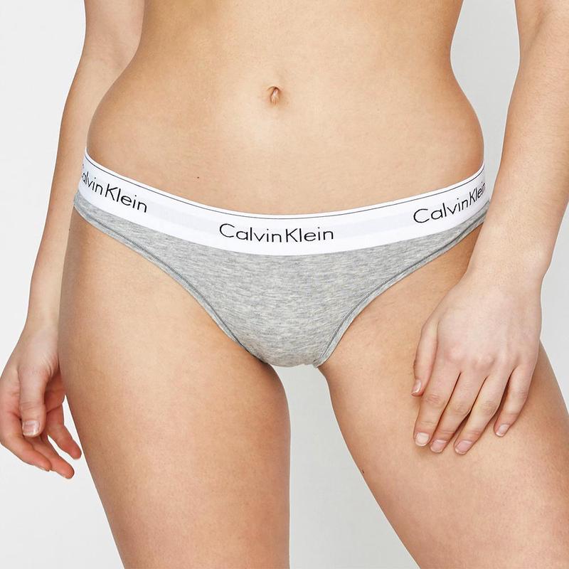 Modern Cotton Bikini Briefs Grey Heather