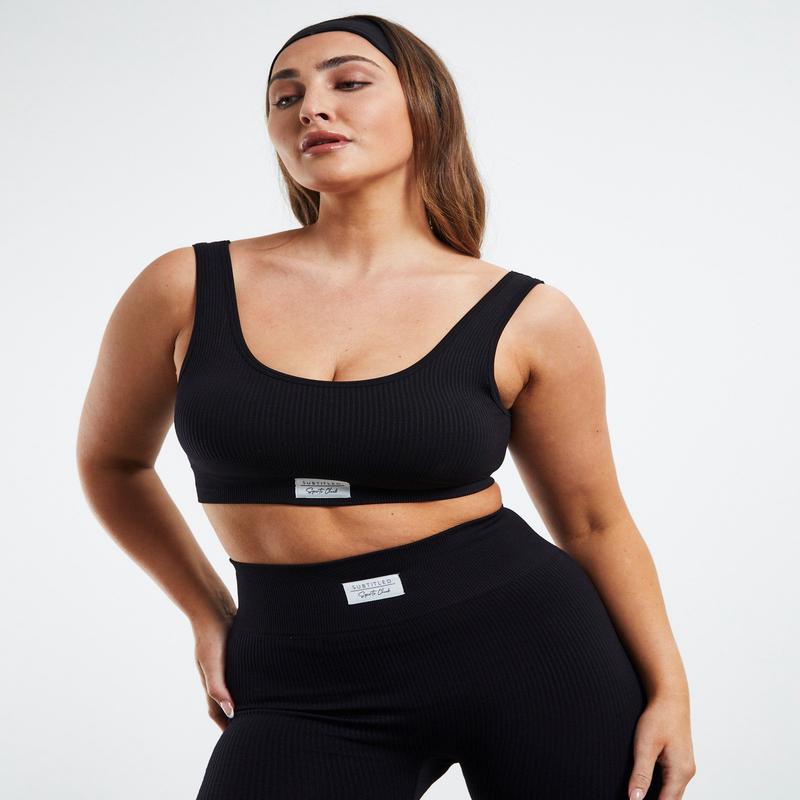 Scoop Neck Sports Crop
