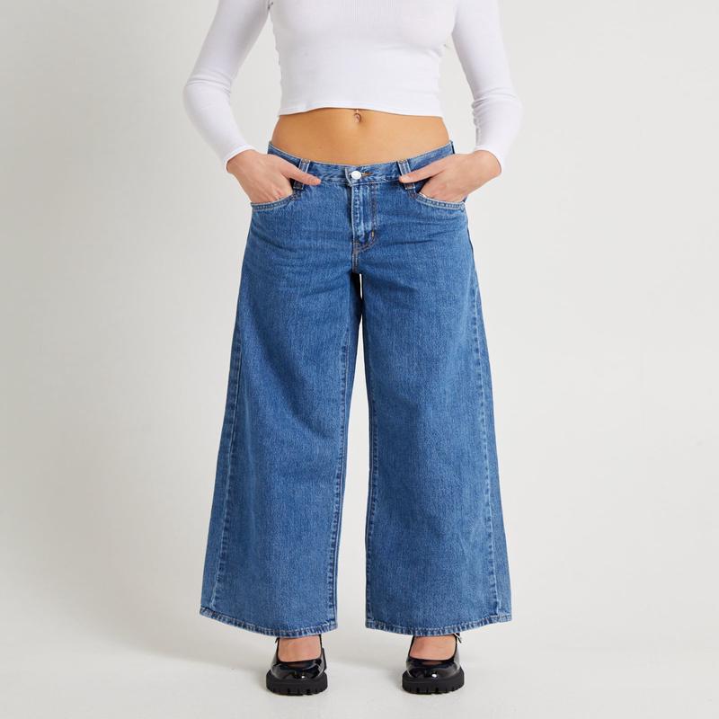 95 Baggy Wide Leg Denim Jeans Take Chances