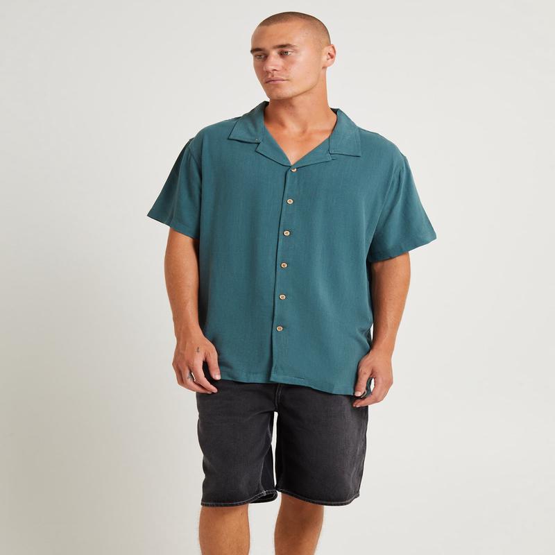 Ernie Resort Short Sleeve Shirt Green