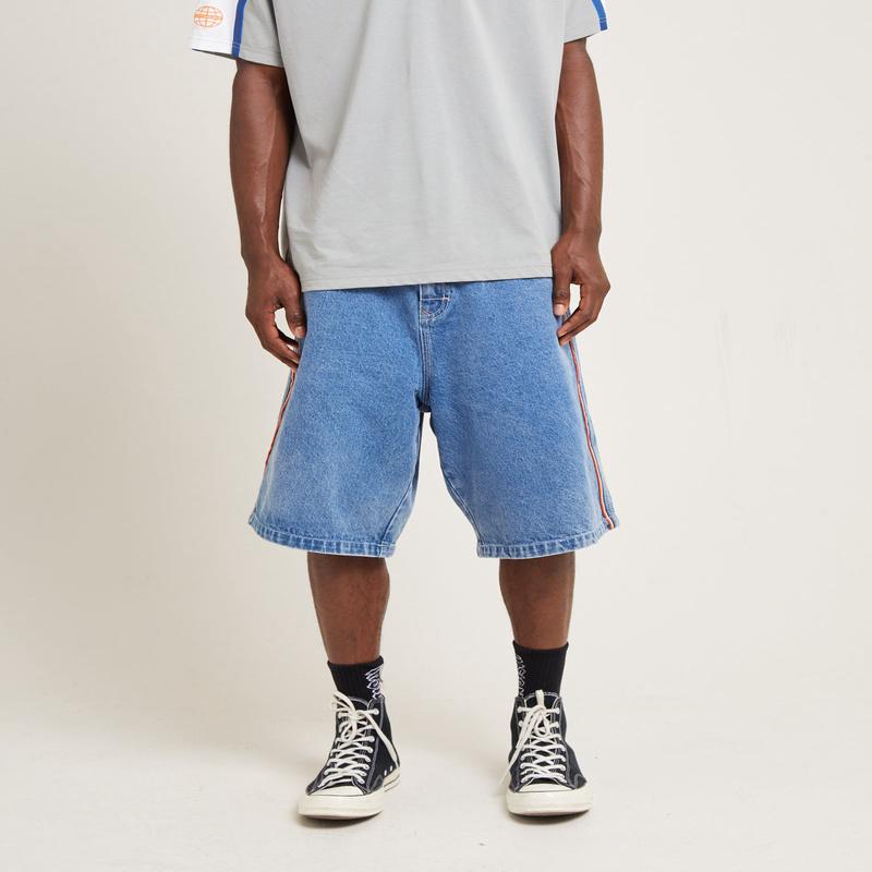 Flip Daddy Draggin Denim Jorts Middy Blue