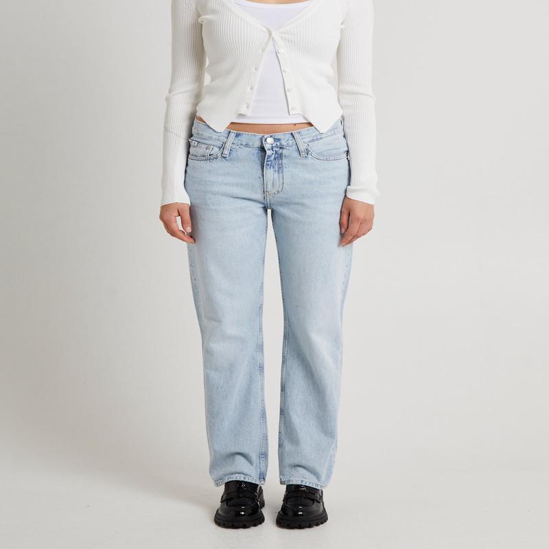 Low Rise Straight Jeans