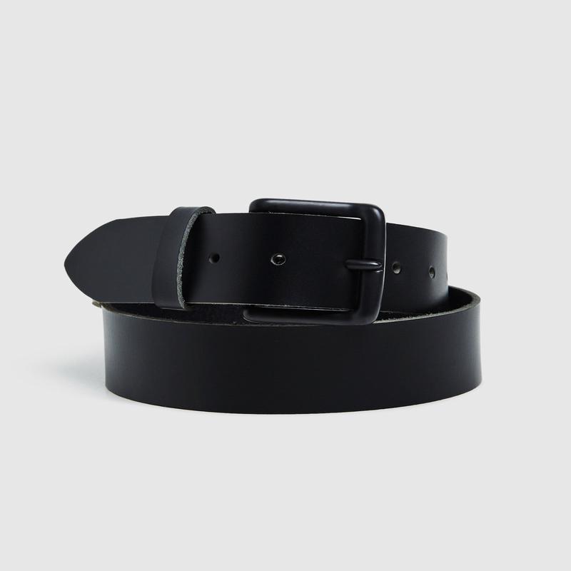 Sunday Australian-Made Leather Belt Black