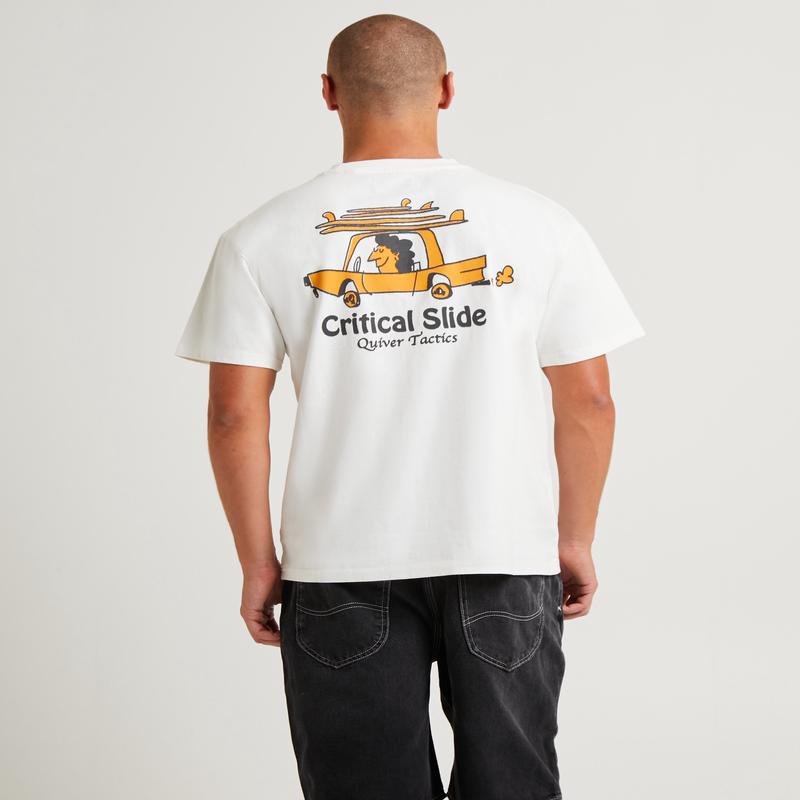 Tactics Short Sleeve T-Shirt Vintage White