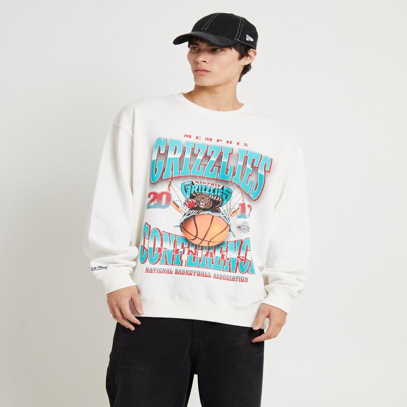 Tri 2.0 Grizzlies Crew Vintage White