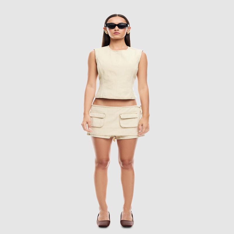 Courtside Denim Skort