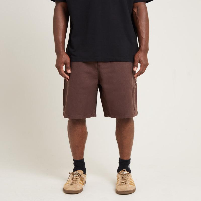 Harper Recycled Carpenter Shorts Coffee Brown