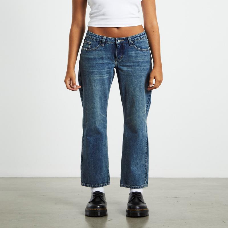 Marley Low Rise Straight Leg Jeans Vintage Tint Blue