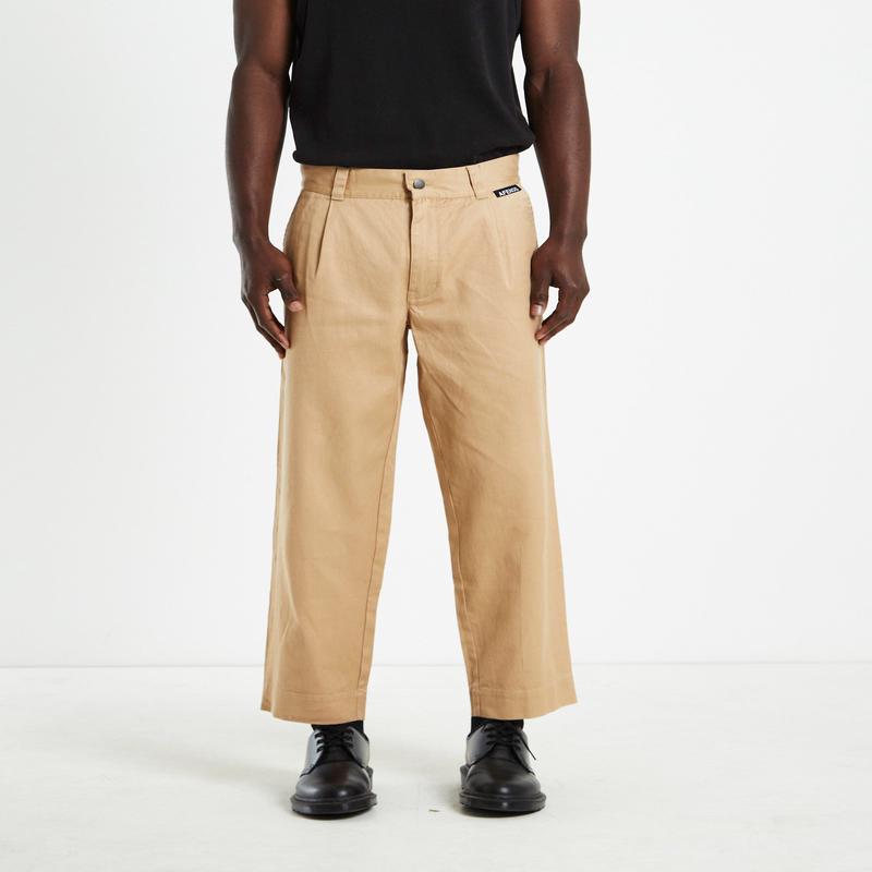 Mixed Business Suit Pants Tan
