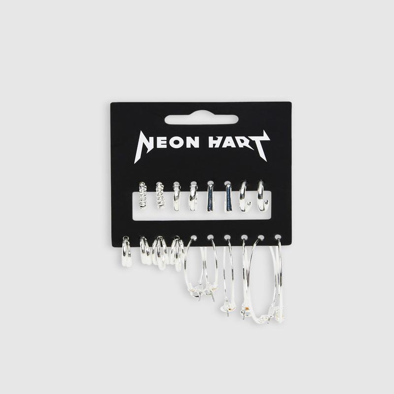 Nora Hoop Earrings Multi Pack Silver