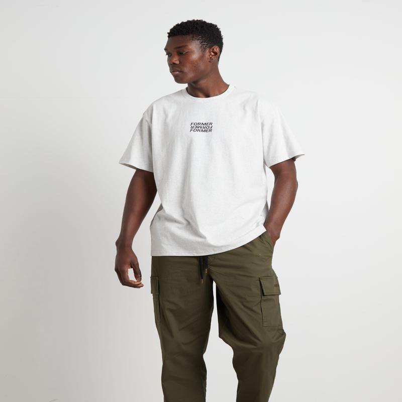 Fractional Short Sleeve T-Shirt in Grey Marle