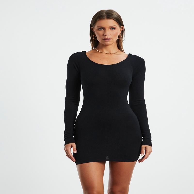 Milo Knit Dress Black