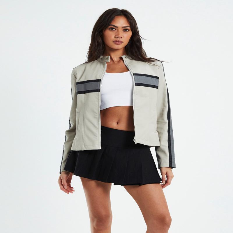 Oliver Jacket Silver Grey