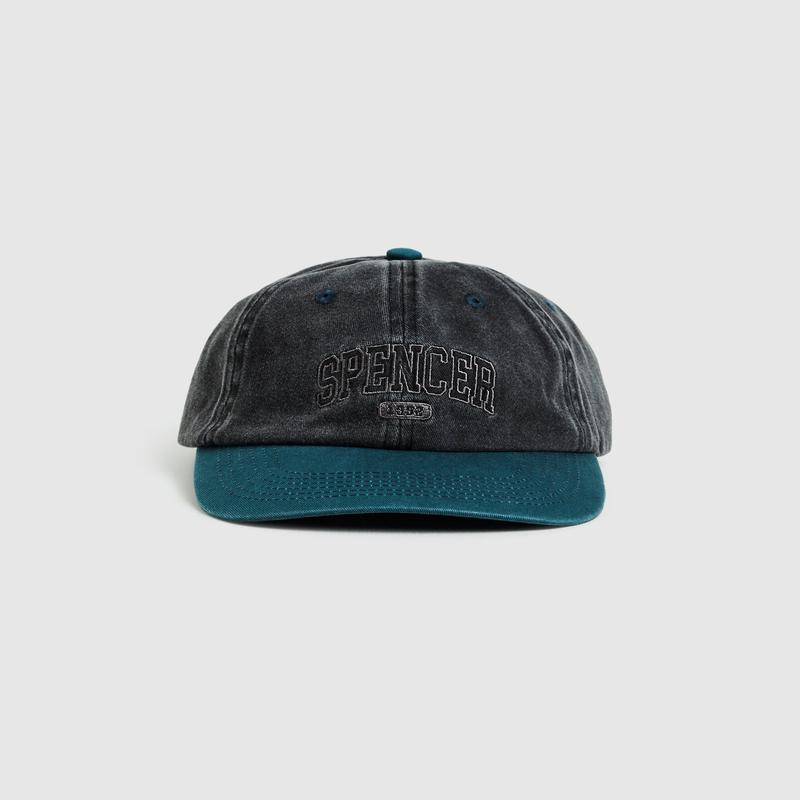 Seattle Contrast Cap in Black/Alpine Green