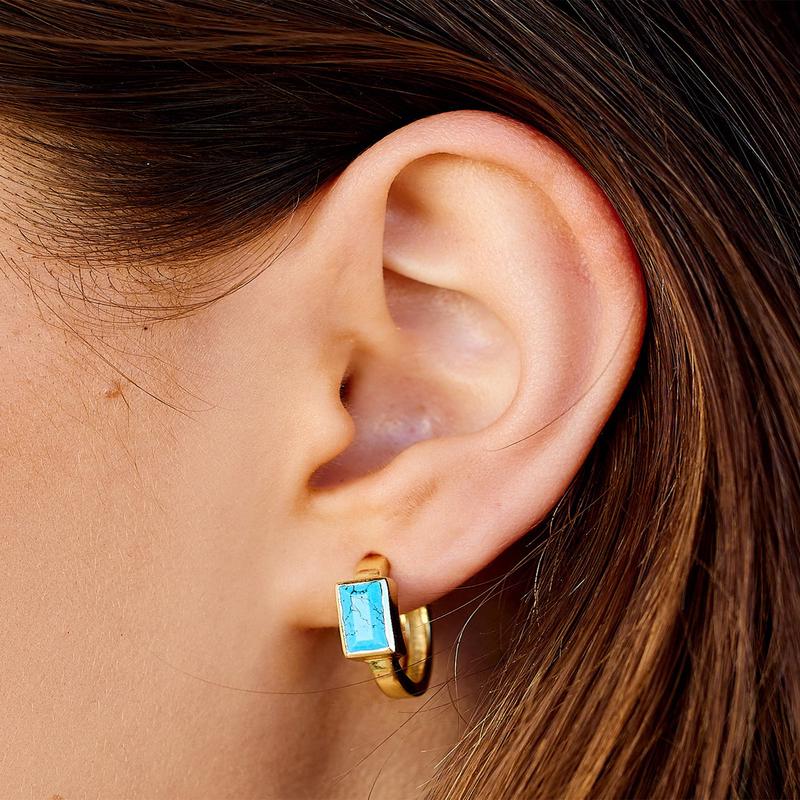 Tulum Hoop Gold Earrings