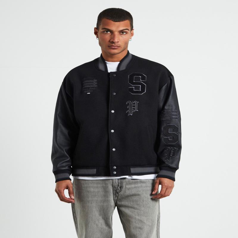 World Series Letterman Jacket Black