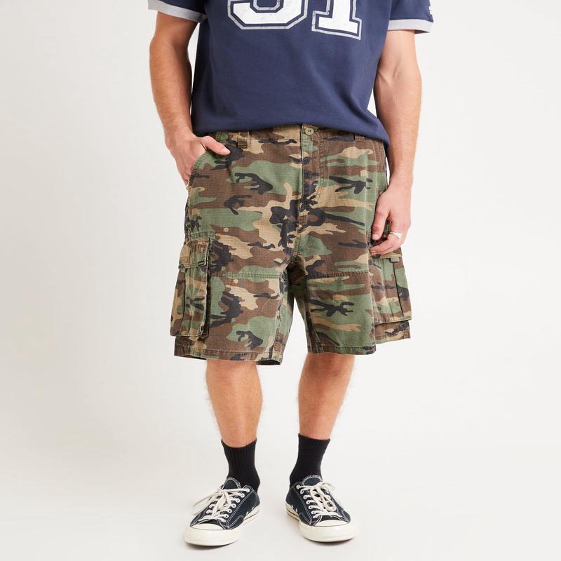 Deverell Camo Cargo Shorts