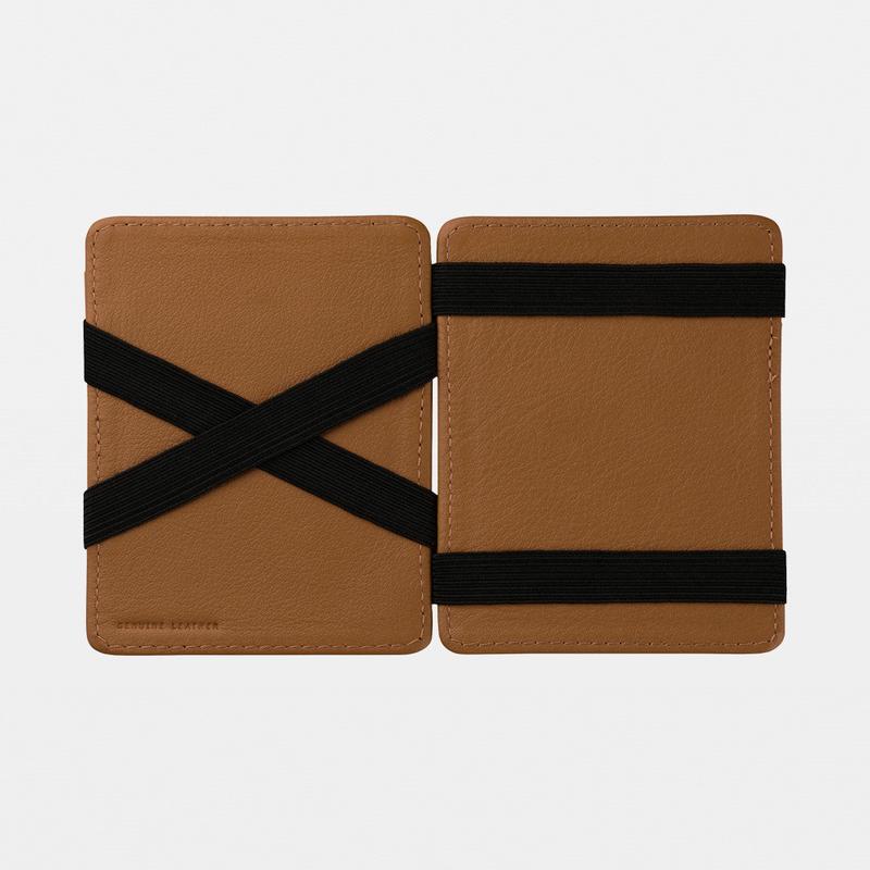 Flip Leather Wallet Tan