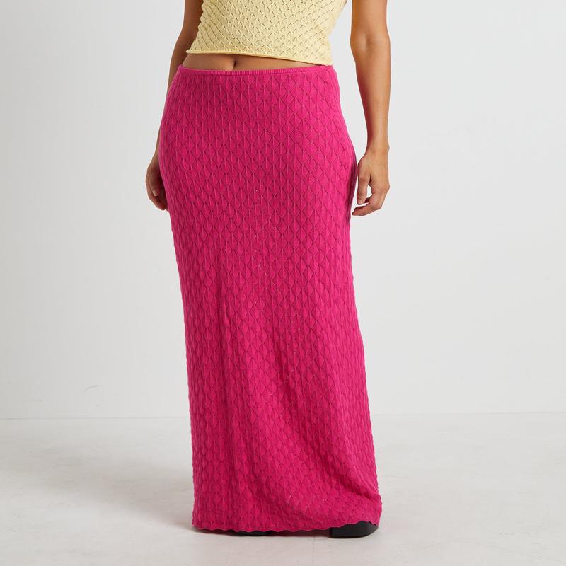 Josie Crochet Maxi Skirt