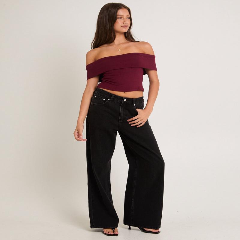 Misty High & Wide Jeans