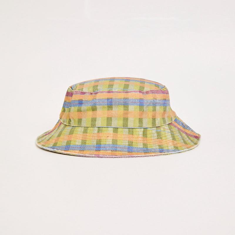 Aloha Moss Gingham Bucket Hat