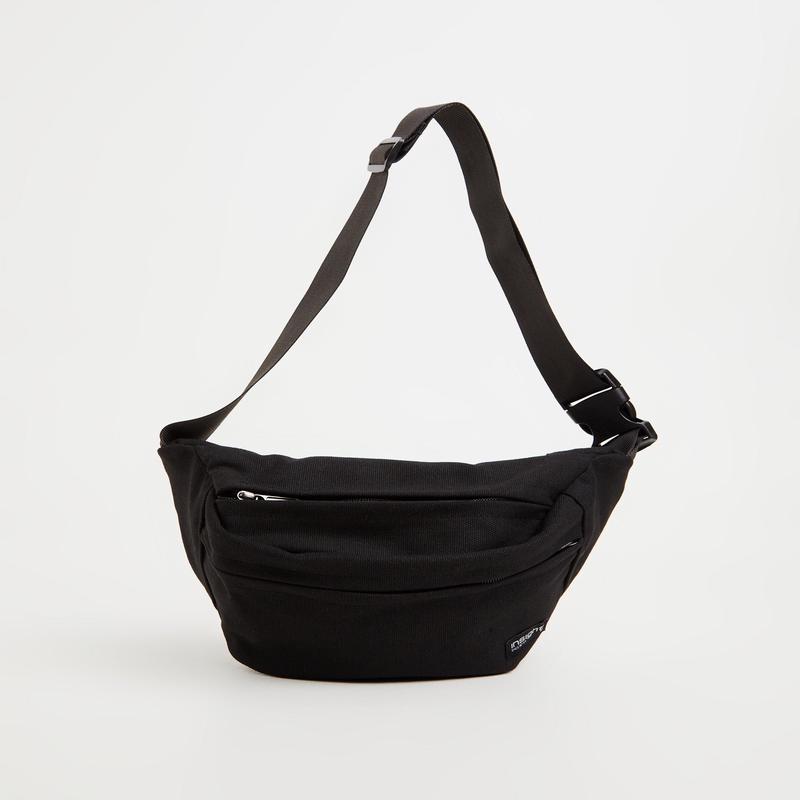 Canvas Satchel Bag in Black