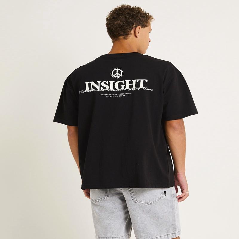 Distort T-Shirt Vintage Black