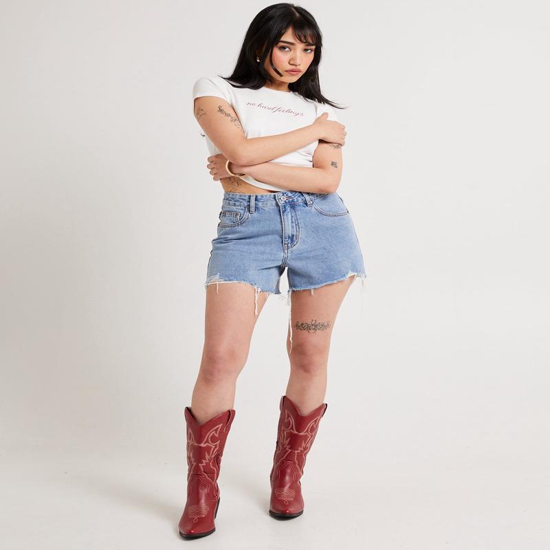 Frankie A-Line Denim Shorts