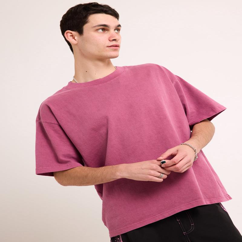 Heavy Crop Washed T-Shirt