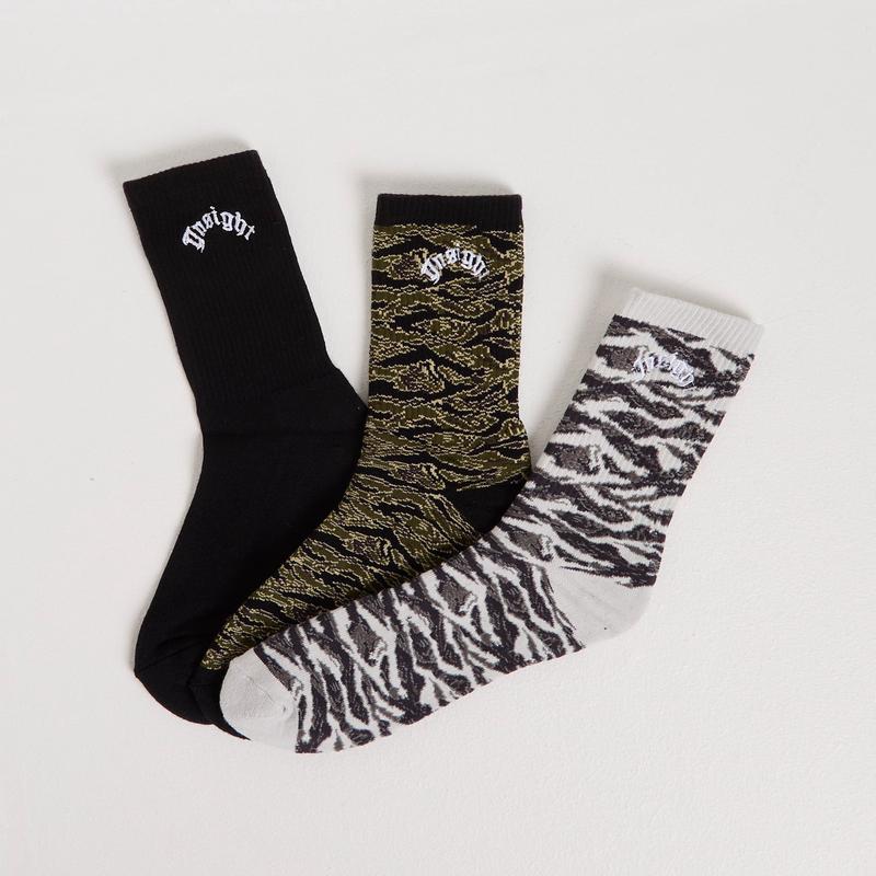 Tiger Camo Socks 3 Pack