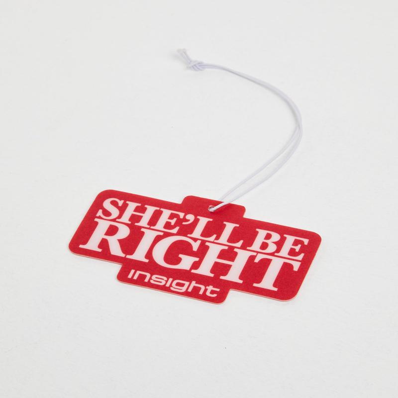 She'll Be Right Air Freshener Red