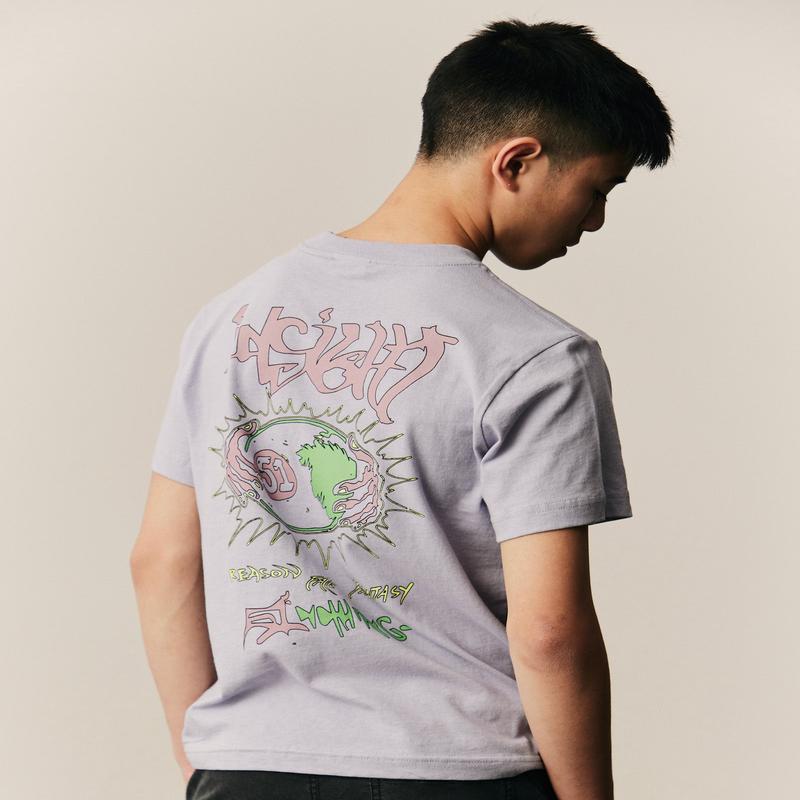 Teen Boys 51 Short Sleeve T-Shirt in Lavender